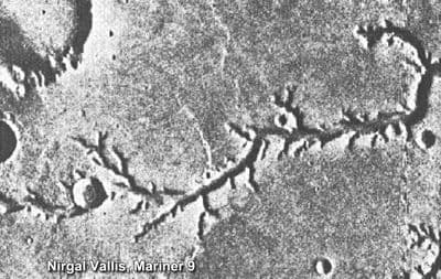 Mariner 9 Mars valley
