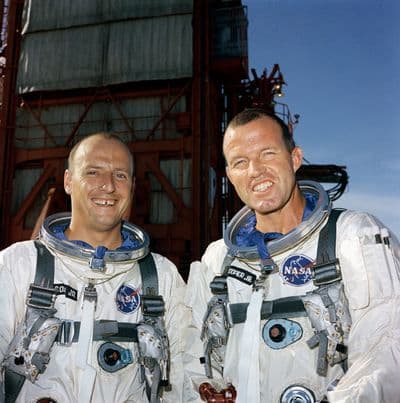 Gordon Cooper a Charles Conrad, hlavní posádka Gemini 5.