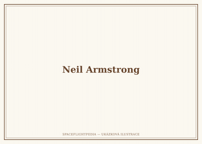 Portrait of Apollo 11 commander Neil Armstrong.