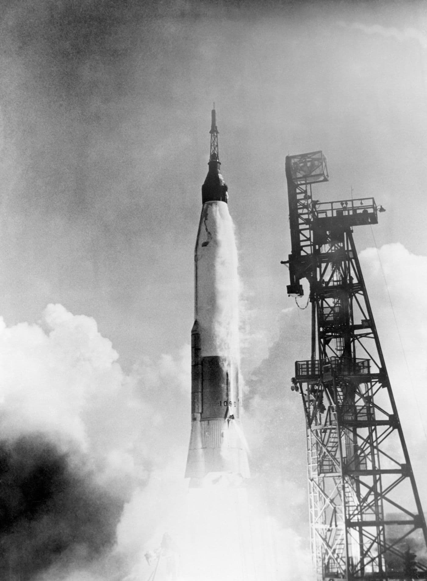 Start rakety Mercury-Atlas 6 s lodí Friendship 7.