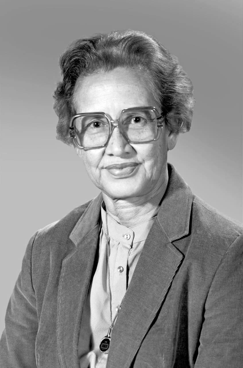Katherine Johnson in a NASA Langley portrait from 1983. NASA, LRC-1983-B701_P-04373.