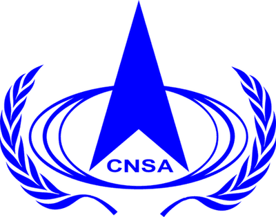 Logo of the China National Space Administration (CNSA).