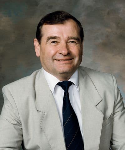 Portrét kosmonauta Gennadije Strekalova.