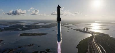 The eleventh flight over the Starbase lagoons on 13 October 2025, the last V2 flight.