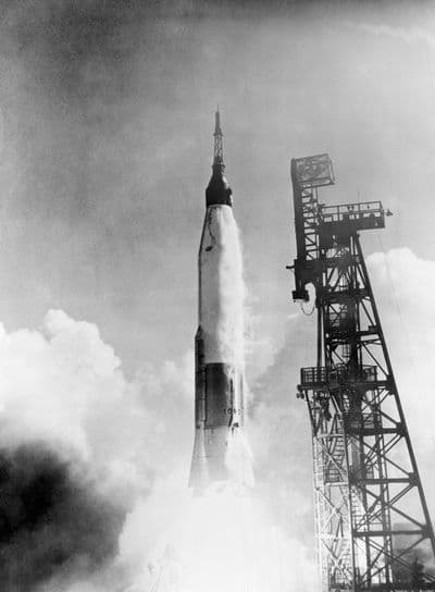 Start rakety Mercury-Atlas 6 s lodí Friendship 7.