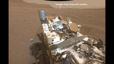 Perseverance's View of Possible Future Sample Cache Depot Site